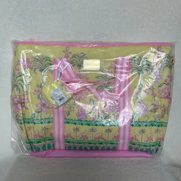 Lily Pulitzer Insulated Cooler Picnic Beach Bag NWT - Picture 11 of 11